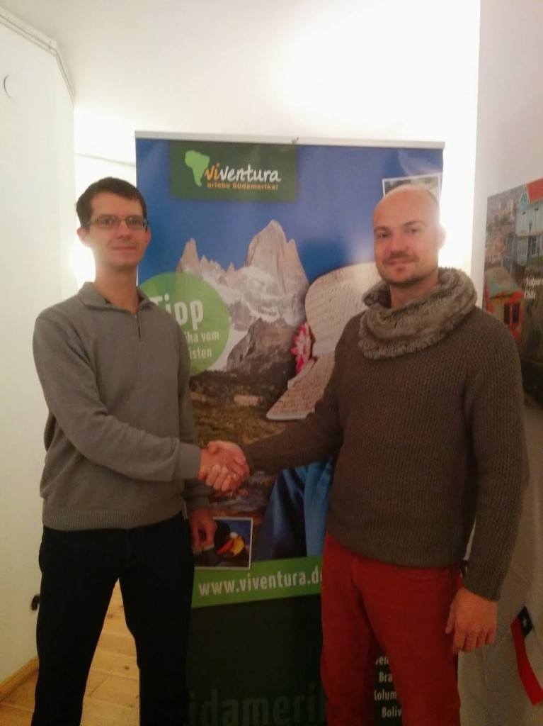 Sven Probst und ich bei der Preisübergabe