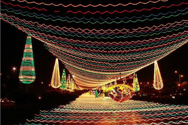 Weihnachten in Südamerika: Medellín erstrahlt besonders hell an Weihnachten.