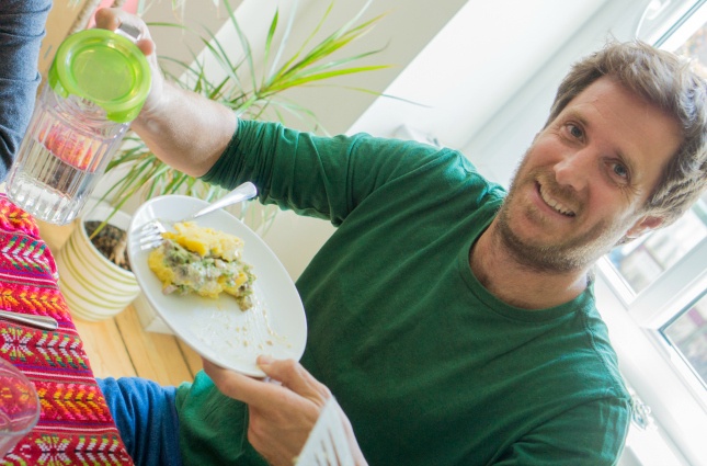 Der Beweis: Auch Argentinier können einer leckeren causa vegetariana nicht widerstehen.